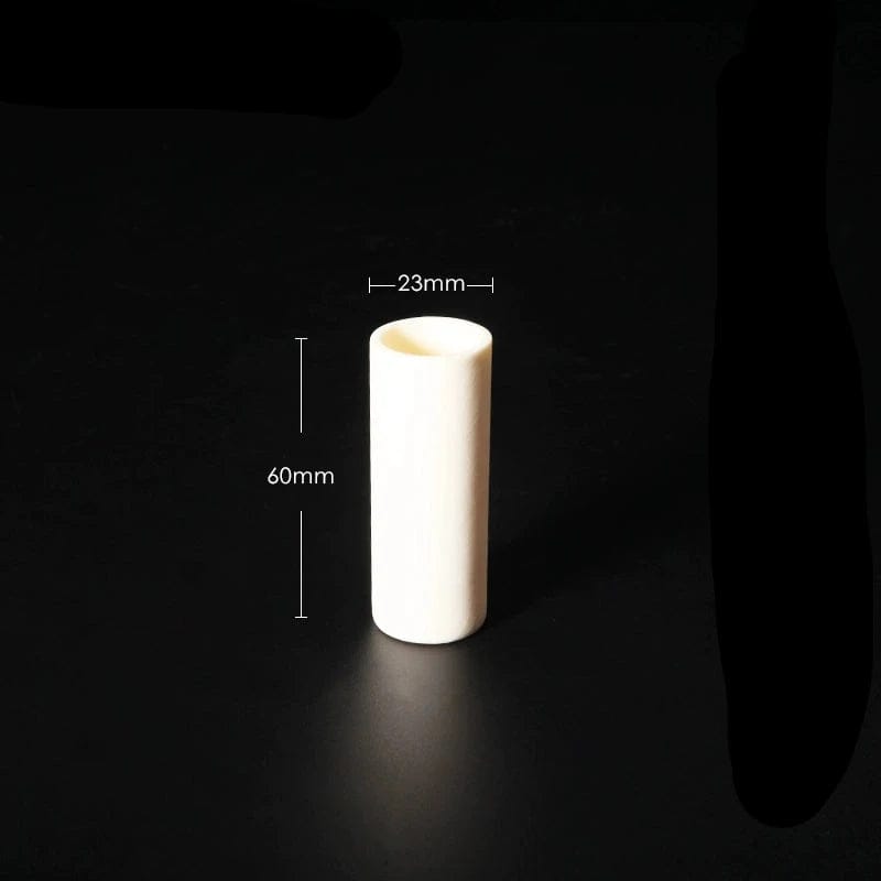 Cylindrical alundum crucible, capacity 5 to 1.000 ml