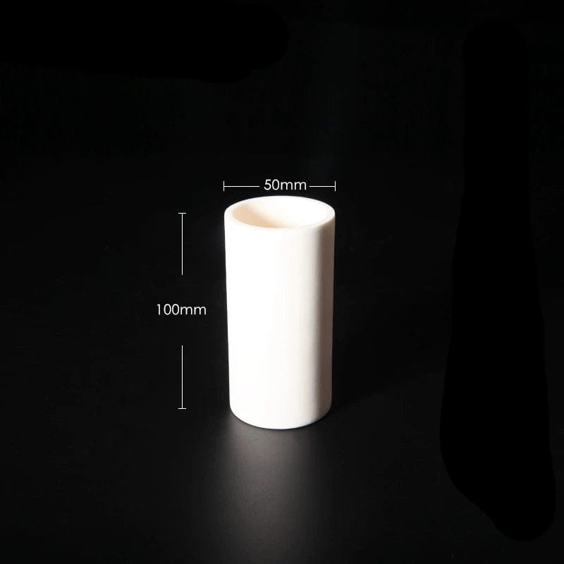 Cylindrical alundum crucible, capacity 5 to 1.000 ml