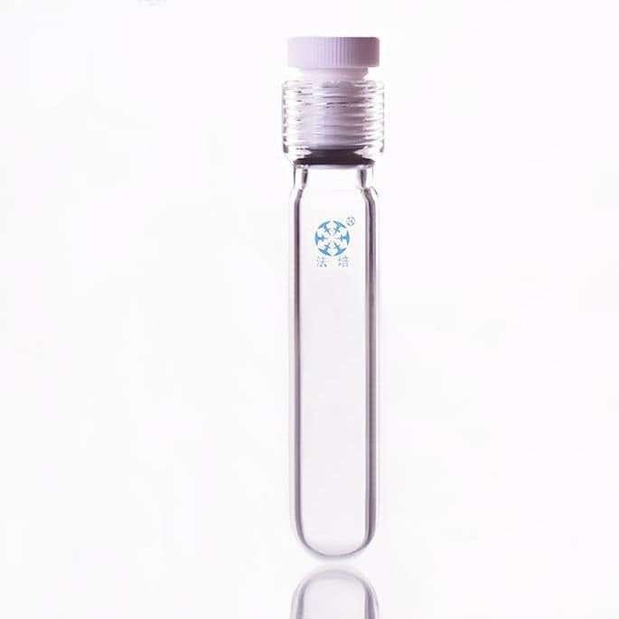 Cylindrical pressure vessel, capacity 15 to 150 ml