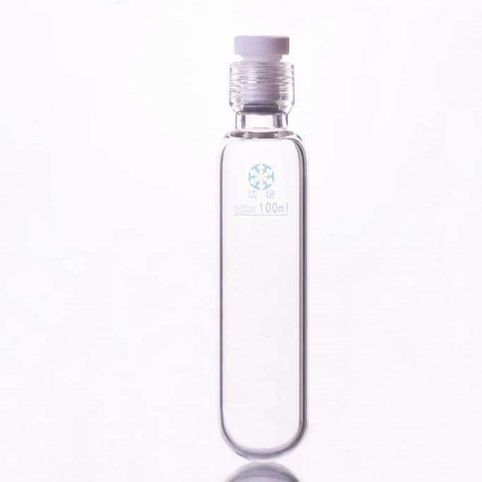 Cylindrical pressure vessel, capacity 15 to 150 ml