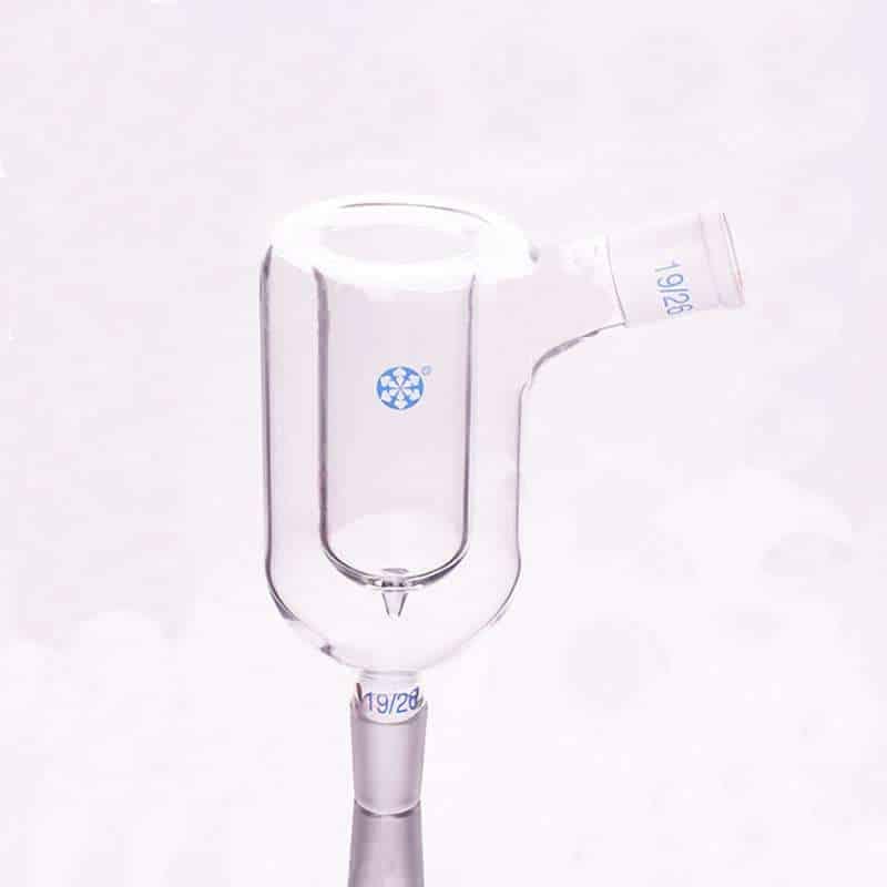 Dewar condenser with joint on sidearm