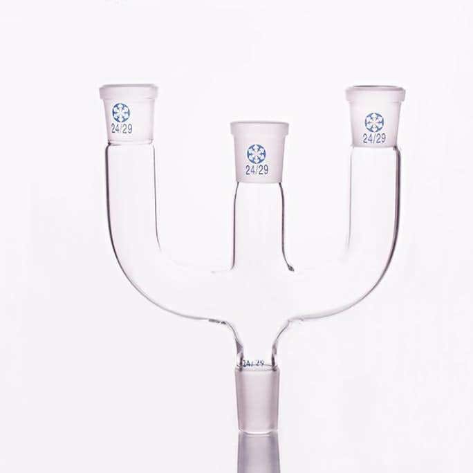 Distilling adapter with 3 parallel necks