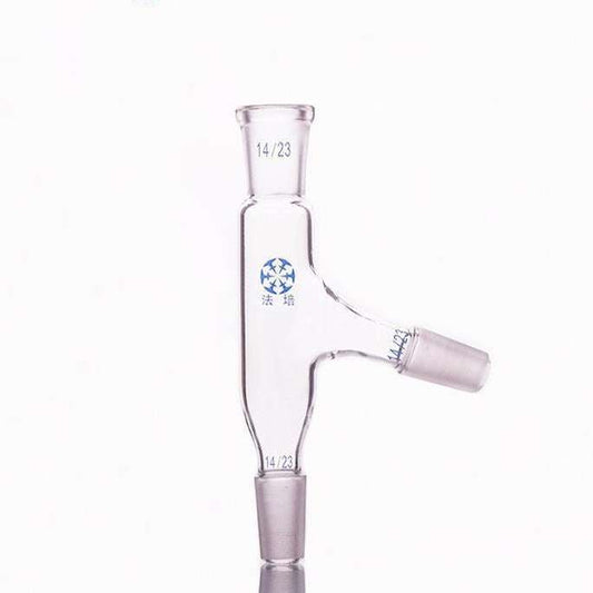 Distilling adapter with 75° side tube and joint