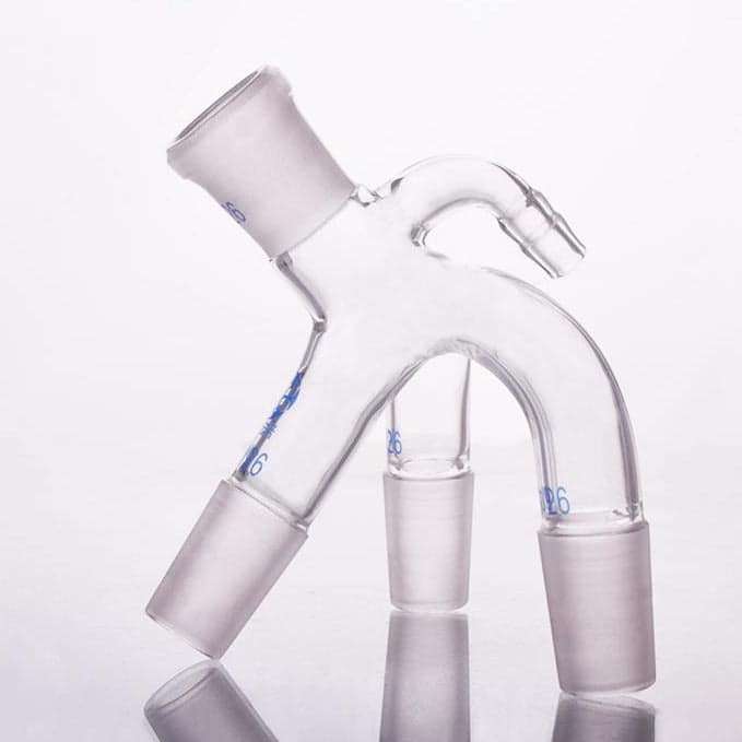Distilling Distributor acc. to Bernauer, Borosilicate Glass 3.3, Three Cores for Round Bottom Flasks