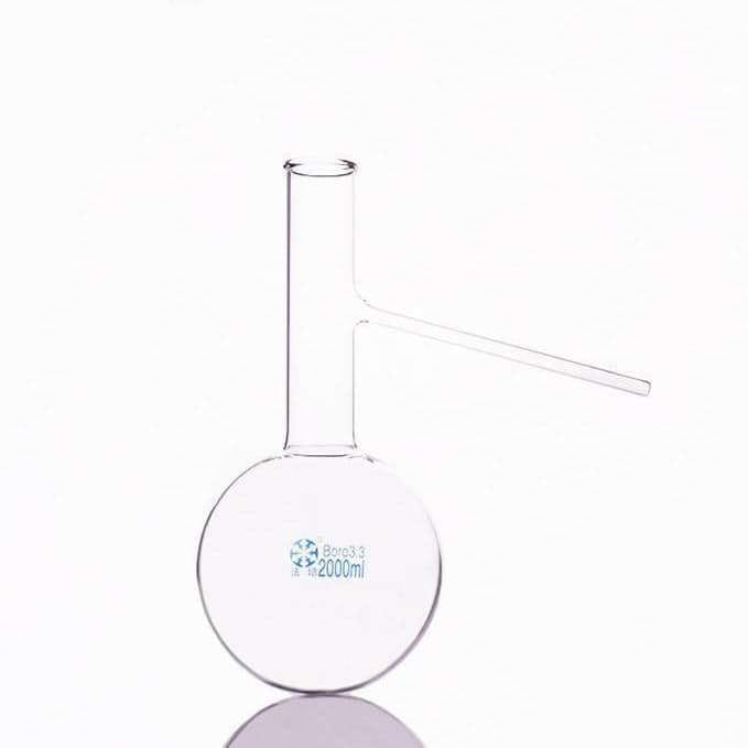 Distilling flask with side tube, 50 to 3.000 ml
