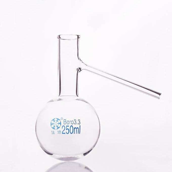 Distilling flask with side tube, 50 to 3.000 ml