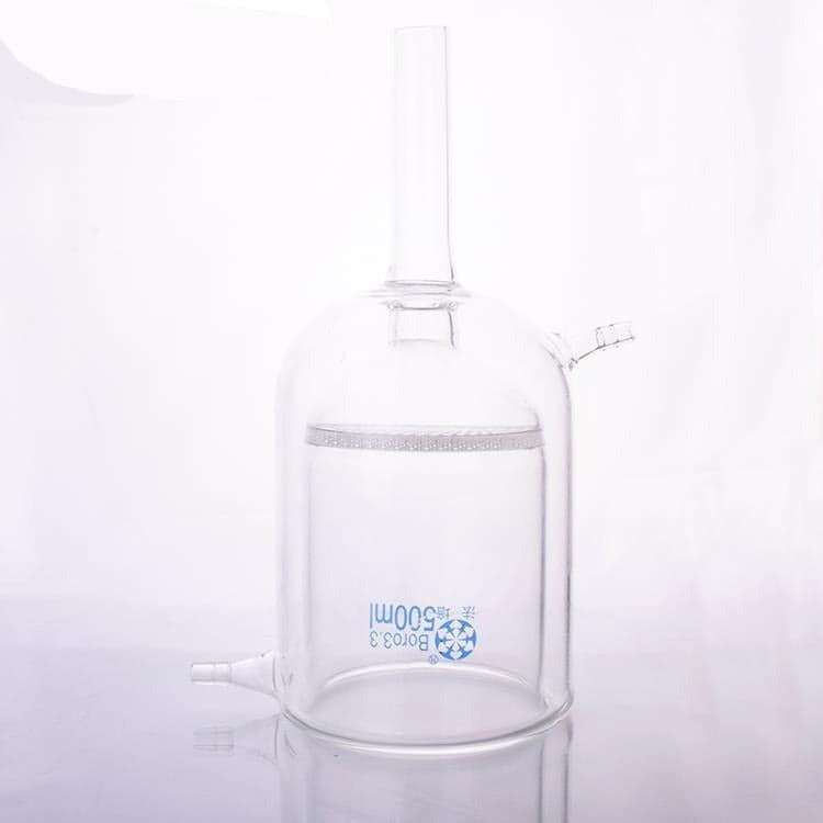 Double jacketed Buechner funnel with slit-sieve, 50 ml to 1.000 ml