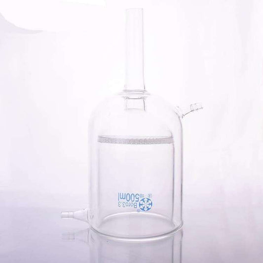 Double jacketed Buechner funnel with slit-sieve, 50 ml to 1.000 ml