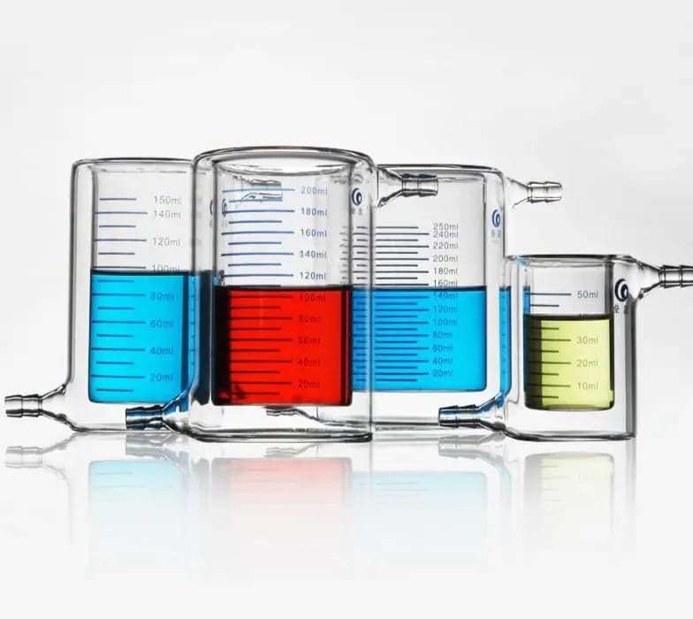 Double Jacketed Beaker, Graduated, 50 ml to 5000 ml