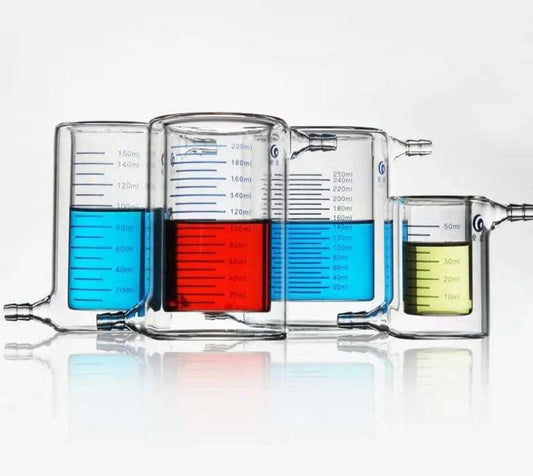 Double Jacketed Beaker, Graduated, 50 ml to 5000 ml