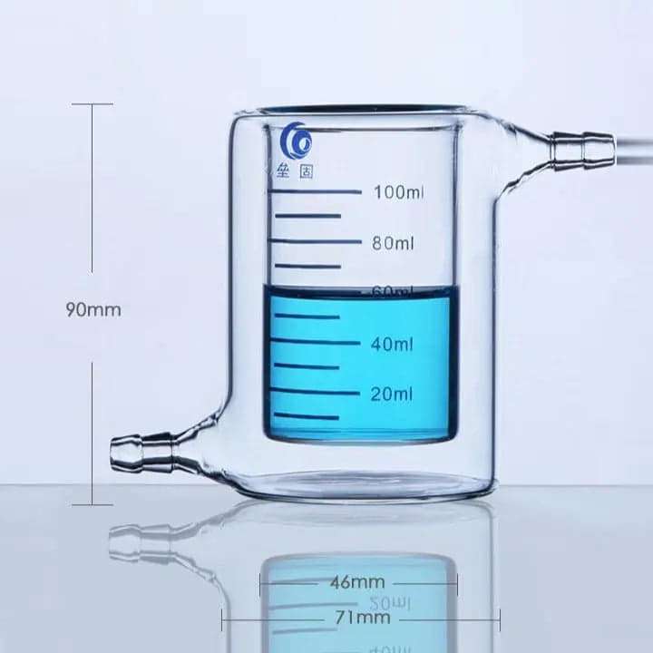 Double Jacketed Beaker, Graduated, 50 ml to 5000 ml