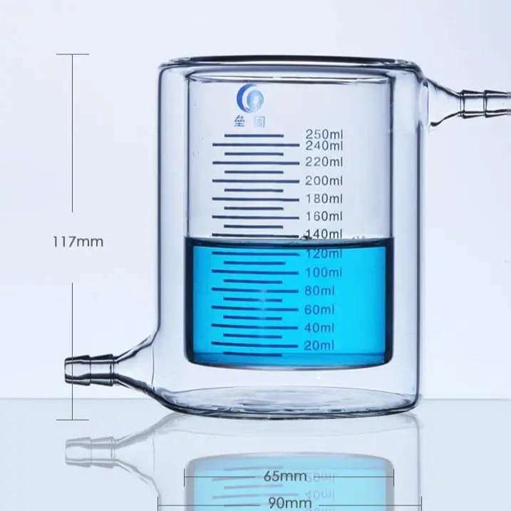 Double Jacketed Beaker, Graduated, 50 ml to 5000 ml