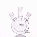 Double Jacketed Three-Neck Round Bottom Flask, 500–2000 ml, Borosilicate Glass 3.3