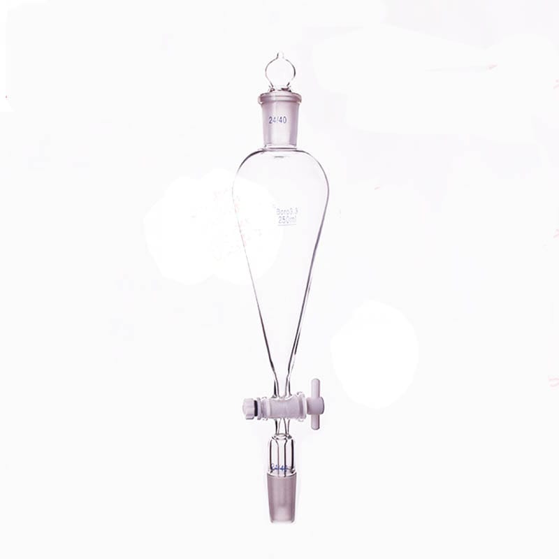 Dropping Funnel with PTFE Stopcock, Dual Joints, 10 to 20000 ml