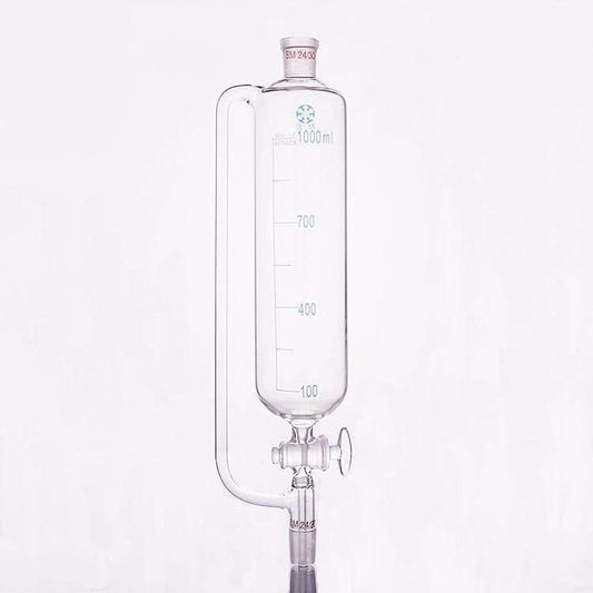 Pressure Equalizing Dropping Funnel, 50 to 2000ml, PTFE/Glass Stopcock