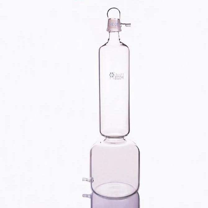 Drying tower, with stopper, 250 ml to 5.000 ml