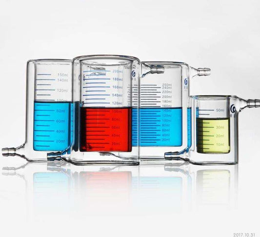 Electrochemical Cell with Water Jacket, Graduated, Capacity 50 ml to 5000 ml