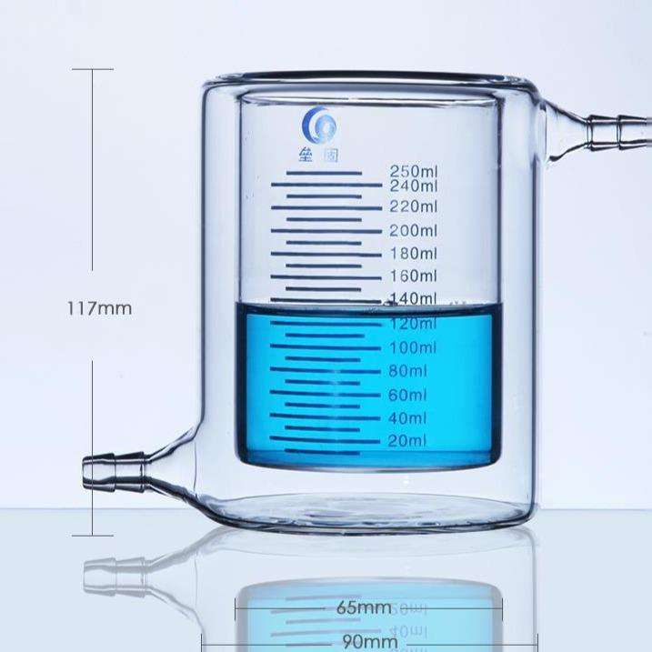 Electrochemical Cell with Water Jacket, Graduated, Capacity 50 ml to 5000 ml