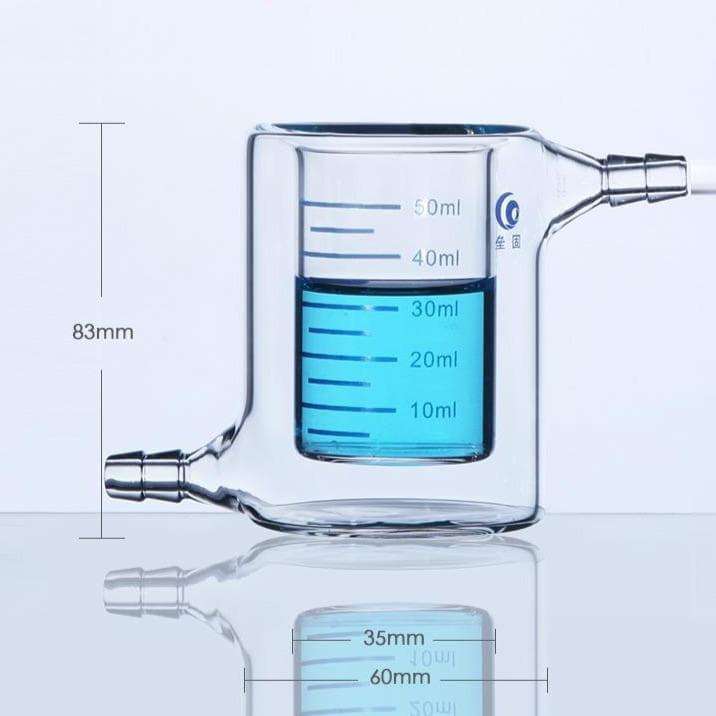 Electrochemical Cell with Water Jacket, Graduated, Capacity 50 ml to 5000 ml