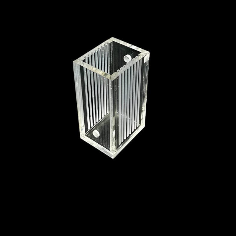 Electrochemical reactor with in/outlet for Wastewater treatment, capacity 300 to 1000 ml