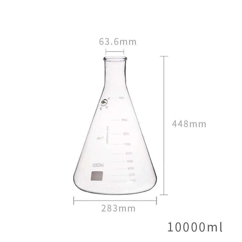 Erlenmeyer flask, narrow neck, 25 ml to 10.000 ml