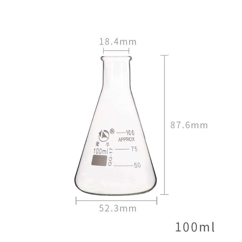 Erlenmeyer flask, narrow neck, 25 ml to 10.000 ml