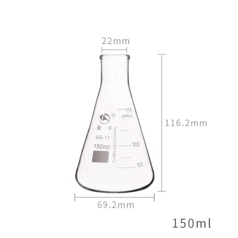 Erlenmeyer flask, narrow neck, 25 ml to 10.000 ml