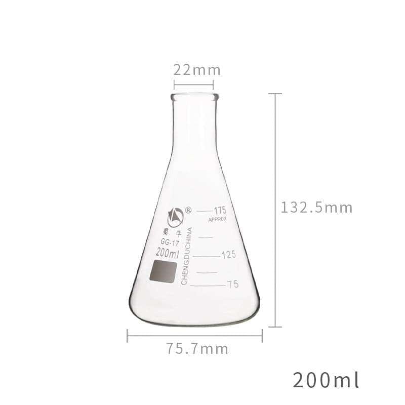 Erlenmeyer flask, narrow neck, 25 ml to 10.000 ml