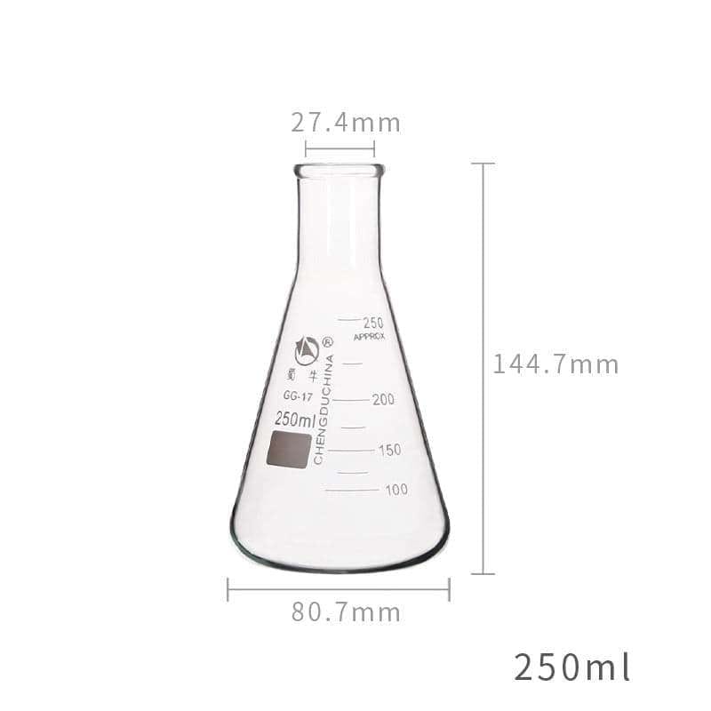 Erlenmeyer flask, narrow neck, 25 ml to 10.000 ml