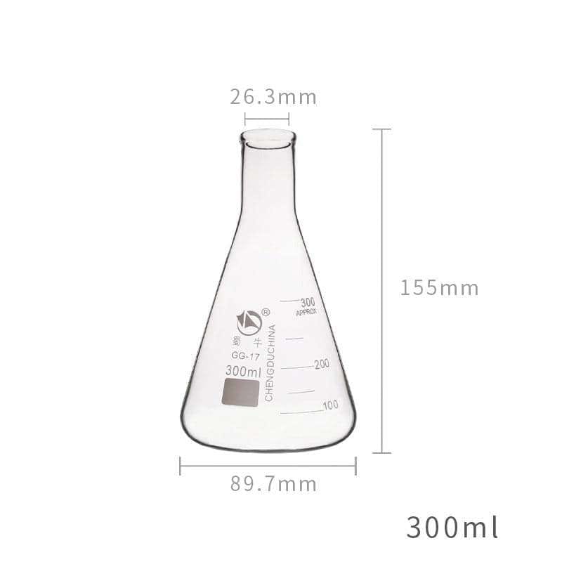 Erlenmeyer flask, narrow neck, 25 ml to 10.000 ml