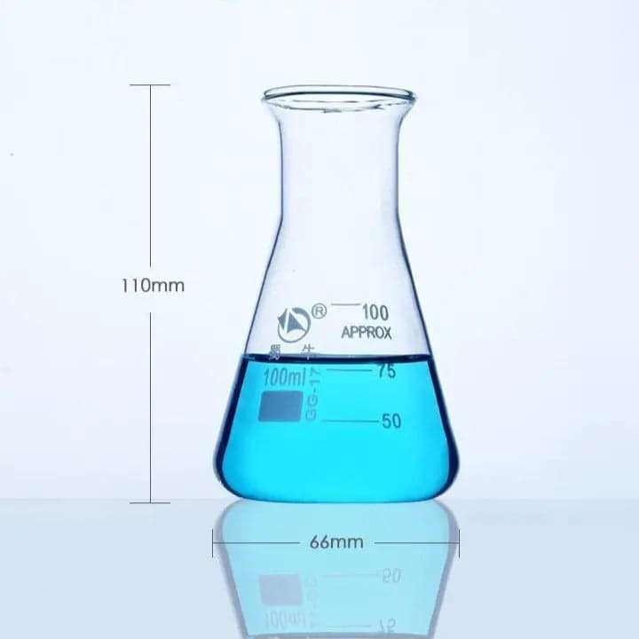 Erlenmeyer flask, wide neck, 50 ml to 5.000 ml