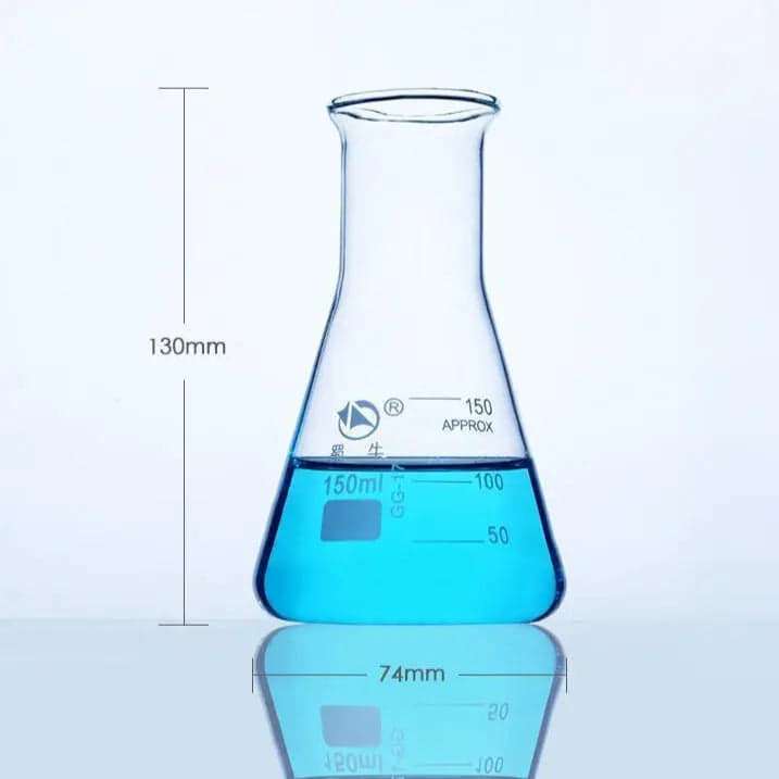 Erlenmeyer flask, wide neck, 50 ml to 5.000 ml