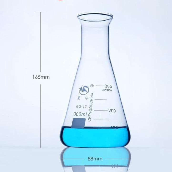 Erlenmeyer flask, wide neck, 50 ml to 5.000 ml