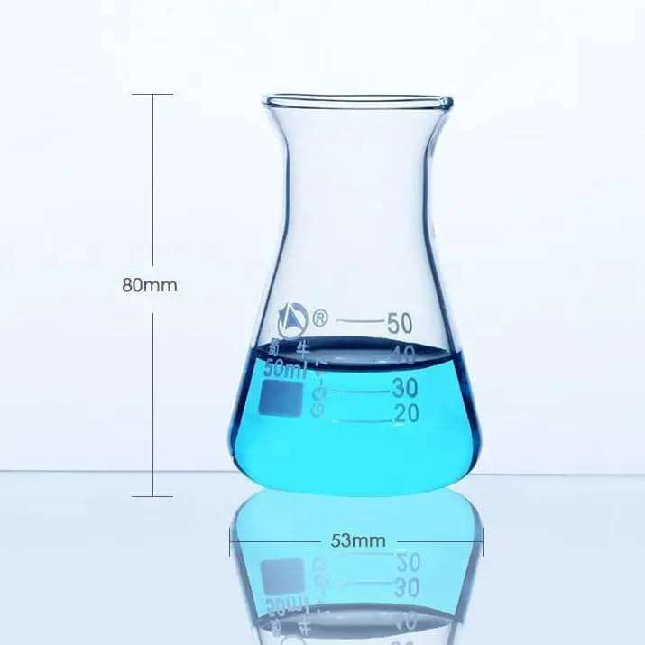 Erlenmeyer flask, wide neck, 50 ml to 5.000 ml
