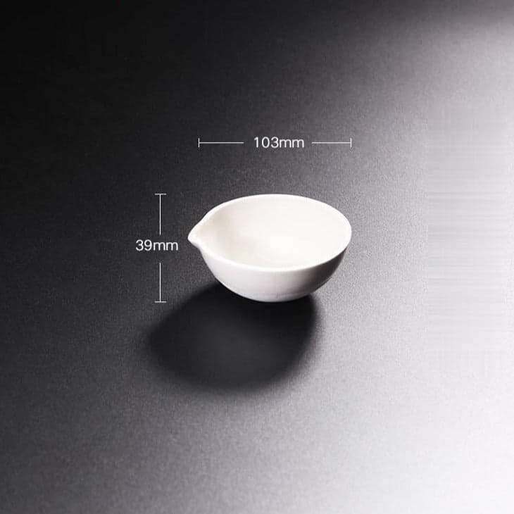 Evaporating Dish With Round Bottom, Porcelain, Capacity 35 to 5.000 ml