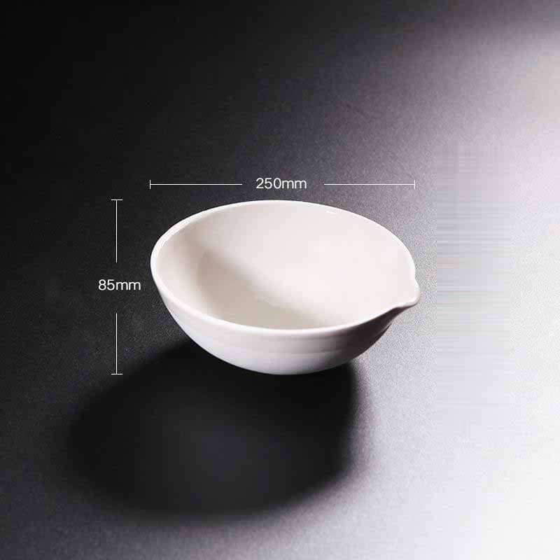 Evaporating Dish With Round Bottom, Porcelain, Capacity 35 to 5.000 ml
