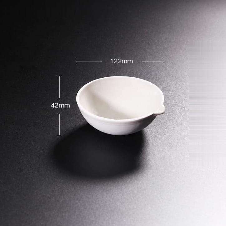 Evaporating Dish With Round Bottom, Porcelain, Capacity 35 to 5.000 ml