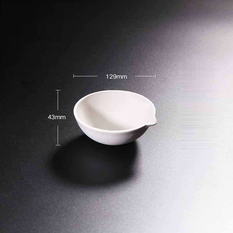 Evaporating Dish With Round Bottom, Porcelain, Capacity 35 to 5.000 ml