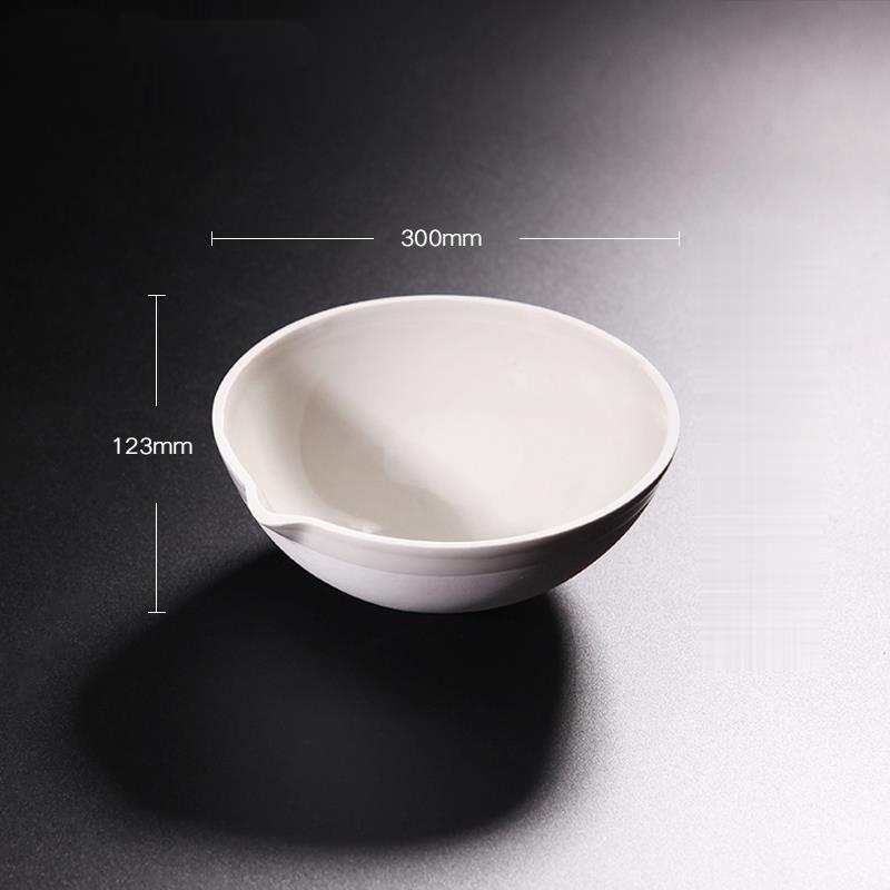 Evaporating Dish With Round Bottom, Porcelain, Capacity 35 to 5.000 ml