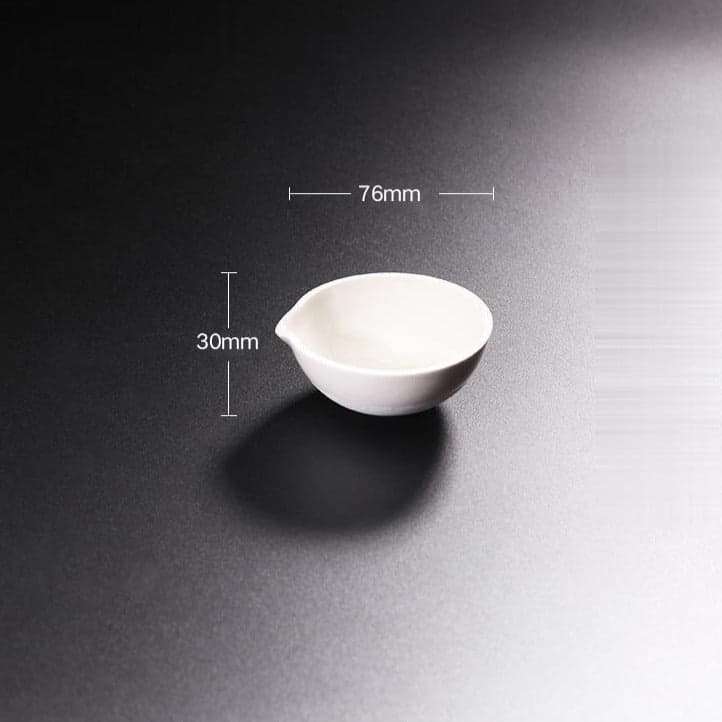 Evaporating Dish With Round Bottom, Porcelain, Capacity 35 to 5.000 ml