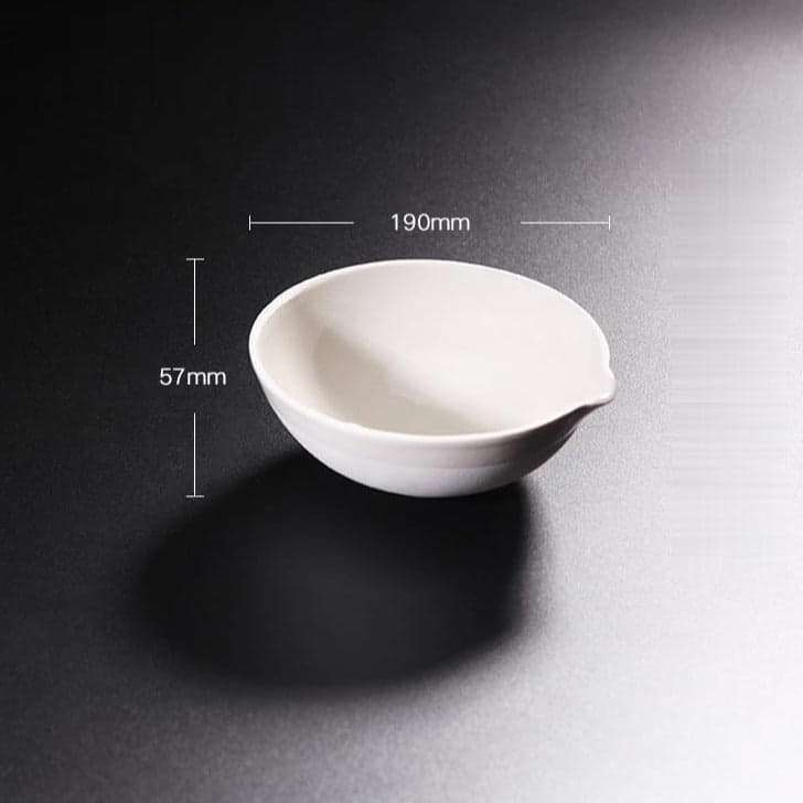Evaporating Dish With Round Bottom, Porcelain, Capacity 35 to 5.000 ml