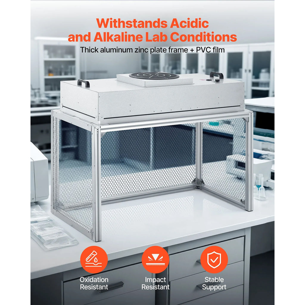 Laminar Flow Hood, Meets Class 100/ISO 5 Clean Room Standards, for Laboratory