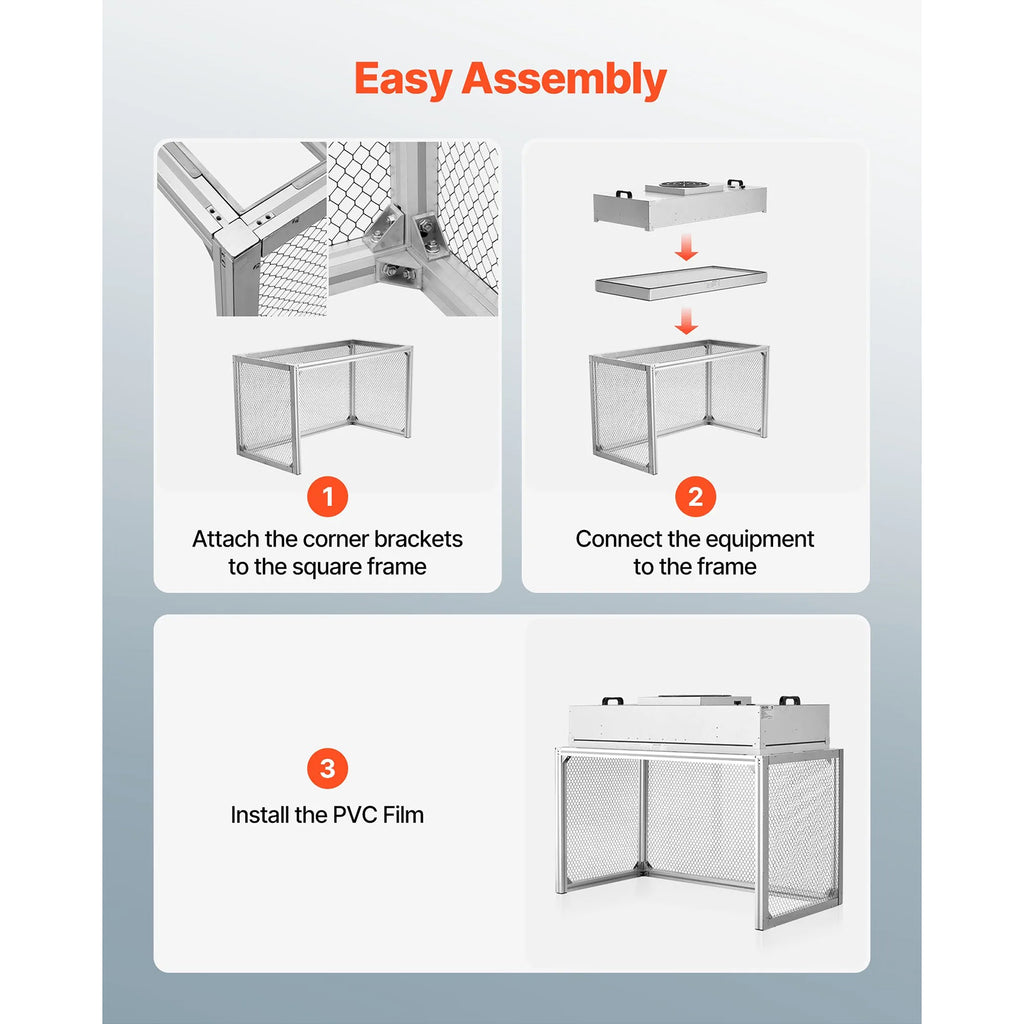 Laminar Flow Hood, Meets Class 100/ISO 5 Clean Room Standards, for Laboratory