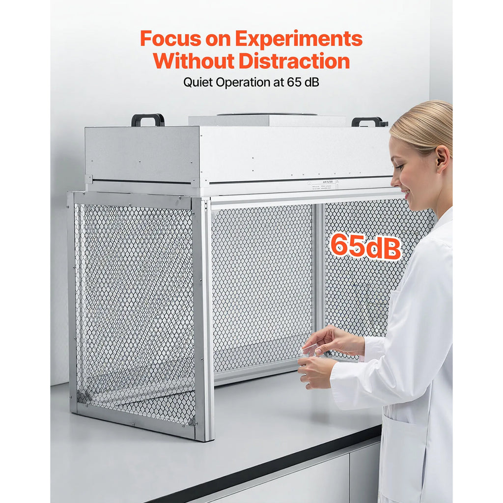Laminar Flow Hood, Meets Class 100/ISO 5 Clean Room Standards, for Laboratory