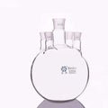 Five-Neck Flat-Bottom Flask, 150 to 5000 ml, Borosilicate Glass 3.3