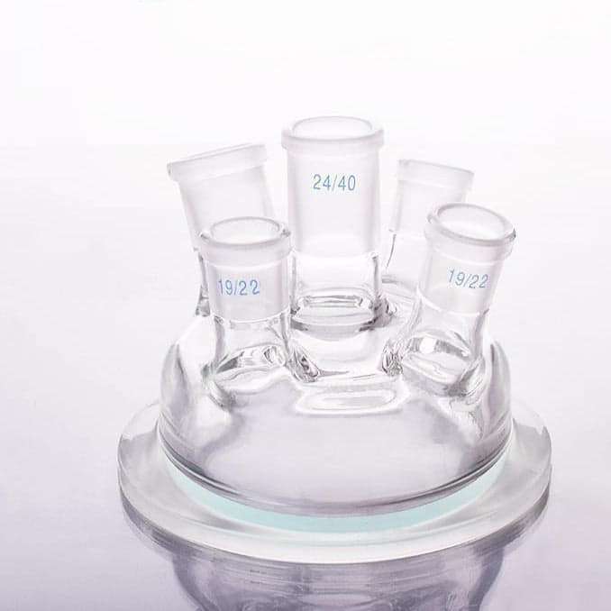 Five-necked reaction head, flange diameter DN 100 to DN 200