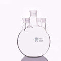 Five-necked round-bottom flask, capacity 250 to 5.000 ml