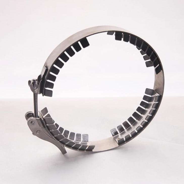 Flat flange clamp, diameter DN 100 to DN 200 mm