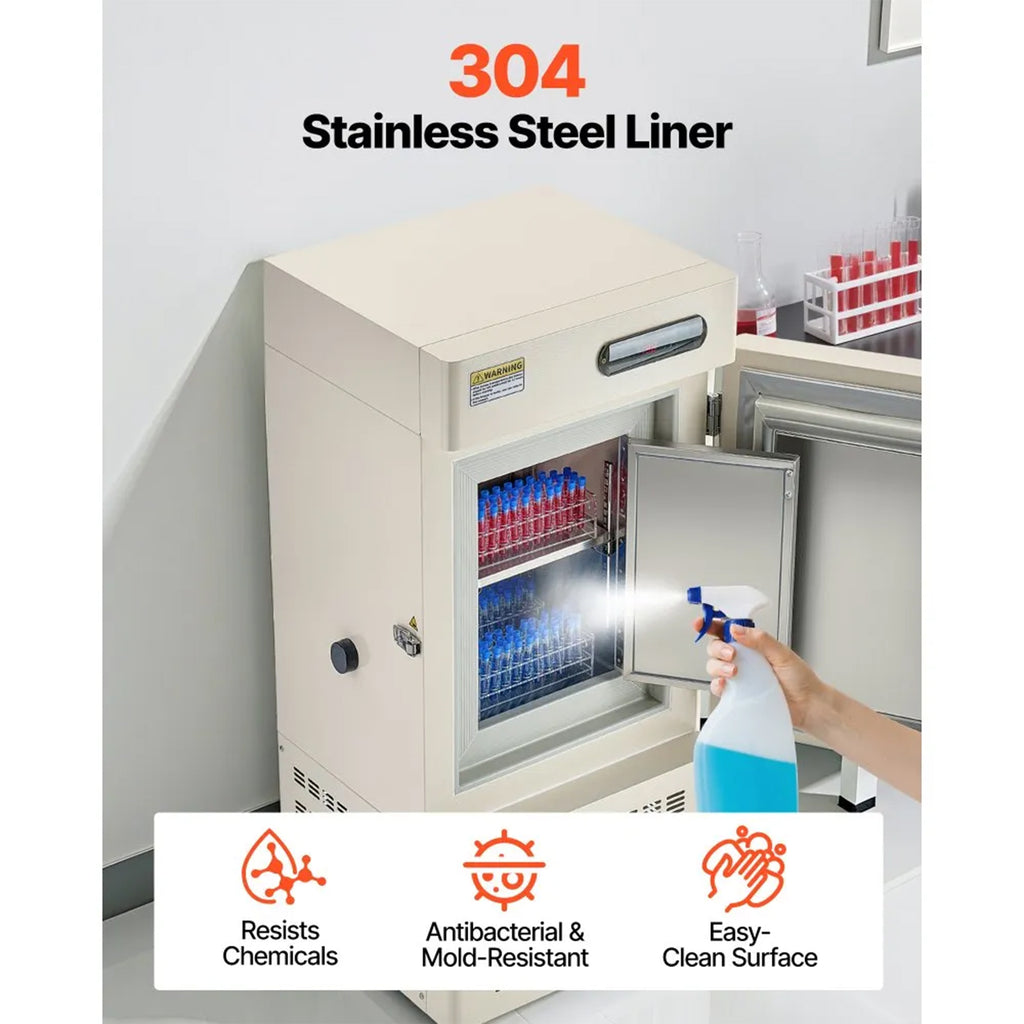 Ultra Low Temperature Lab Freezer, −40℉ to −123℉ Adjustable Temp Range