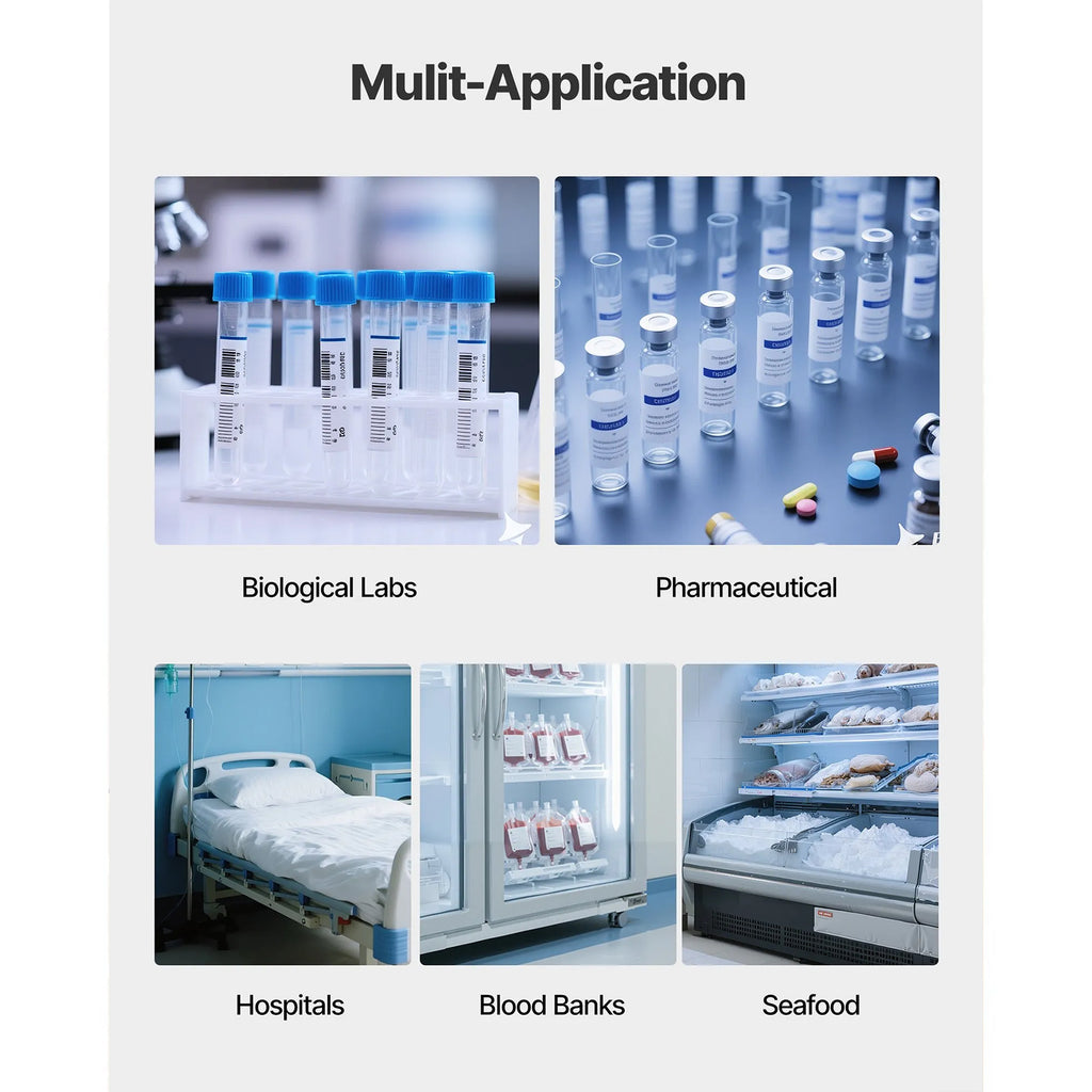 Ultra Low Temperature Lab Freezer, −40℉ to −123℉ Adjustable Temp Range
